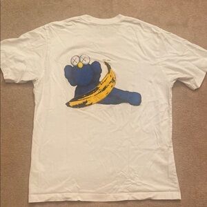 KAWS x Uniqlo UT Sesame Street Elmo Banana T-Shirt